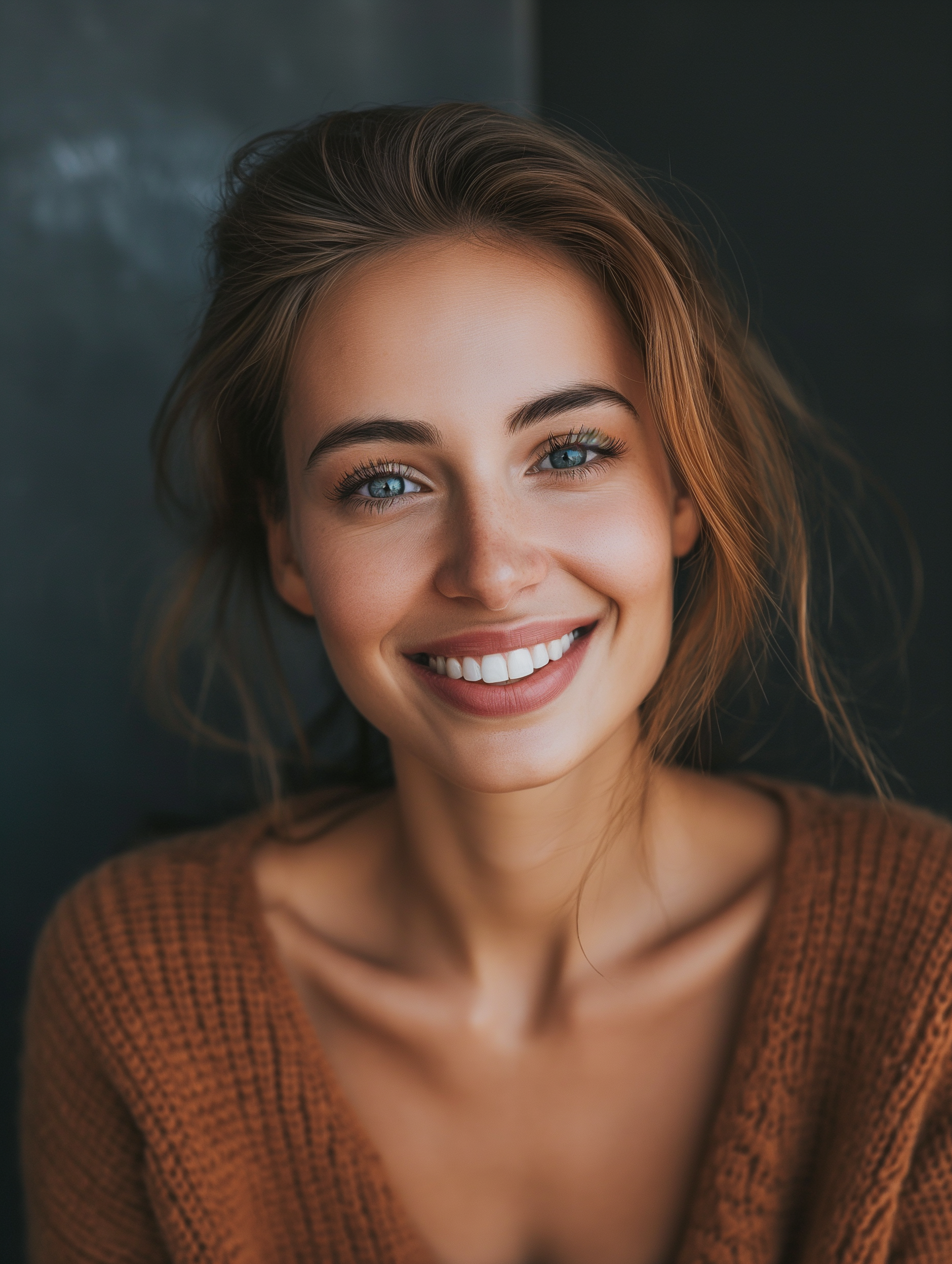 Une femme souriante | Source : Midjourney