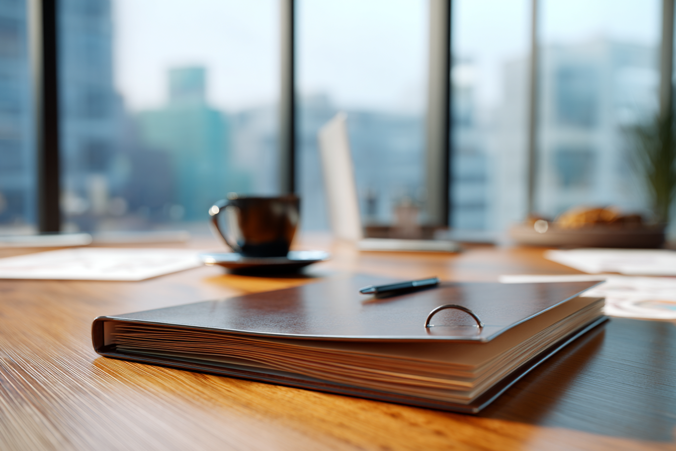 Un dossier sur une table | Source : Midjourney