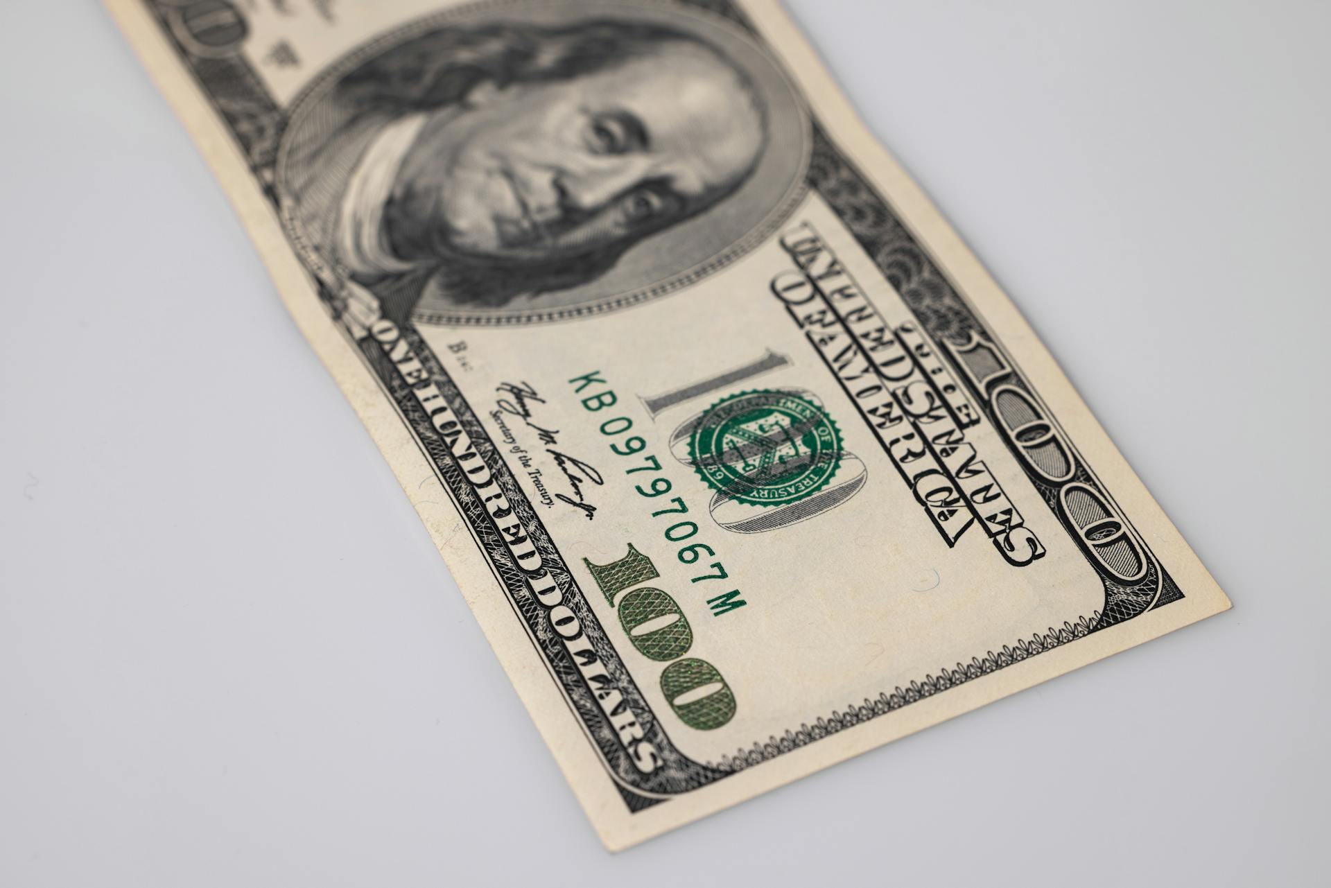 Un billet de 100 dollars | Source : Pexels