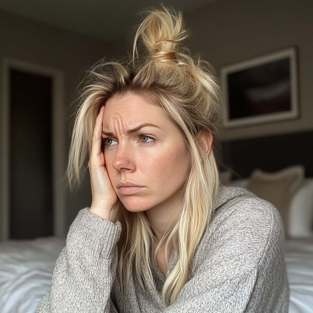 Une femme stressée | Source : Midjourney