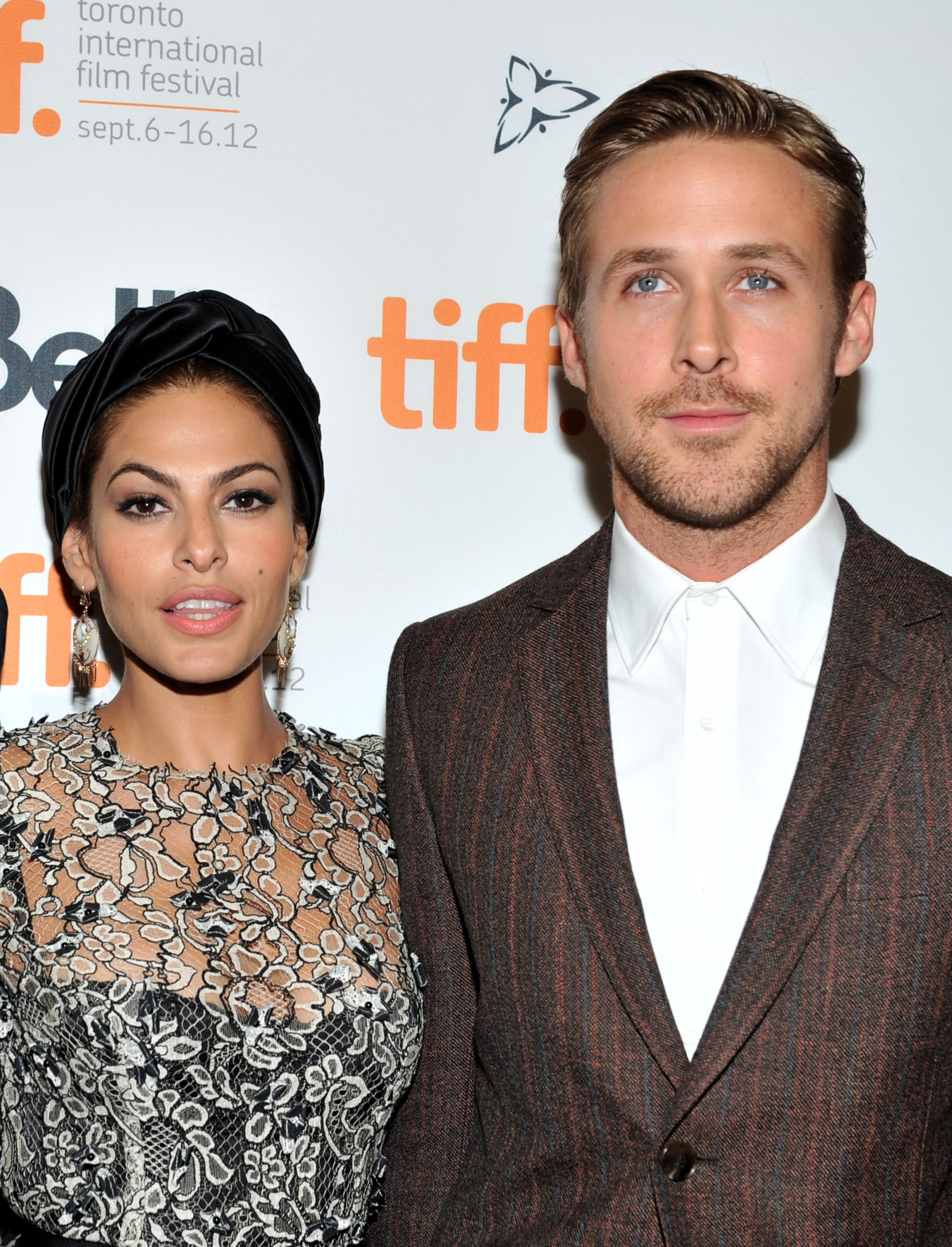 Eva Mendes et Ryan Gosling à la première de « The Place Beyond The Pines » lors du Festival international du film de Toronto 2012, le 7 septembre au Canada. | Source : Getty Images