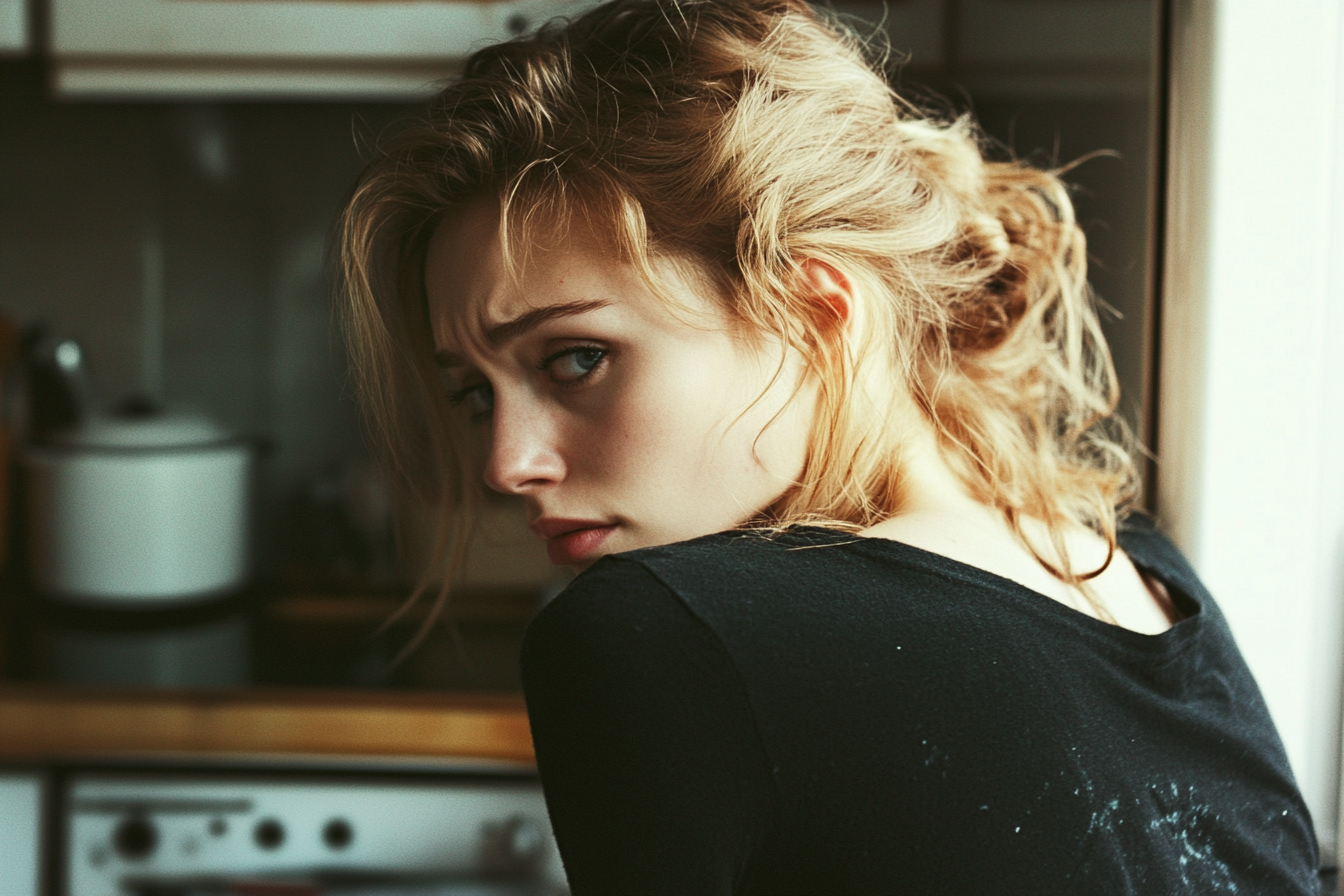 Une femme inquiète | Source : Midjourney