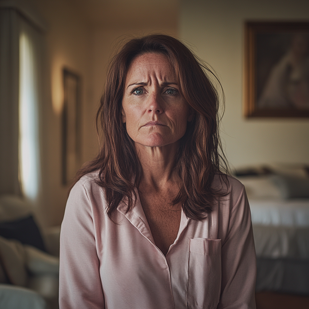 Une femme de ménage fatiguée et inquiète | Source : Midjourney