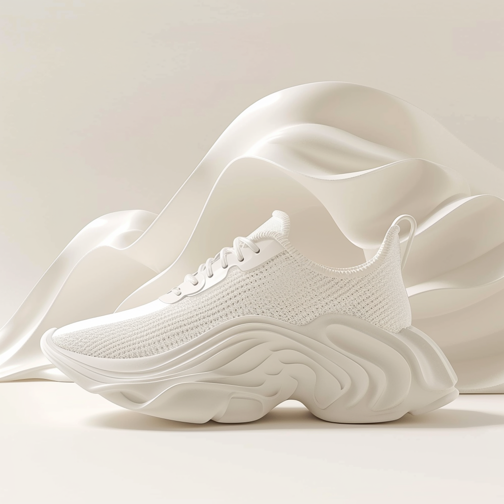 Une basket blanche | Source : Midjourney