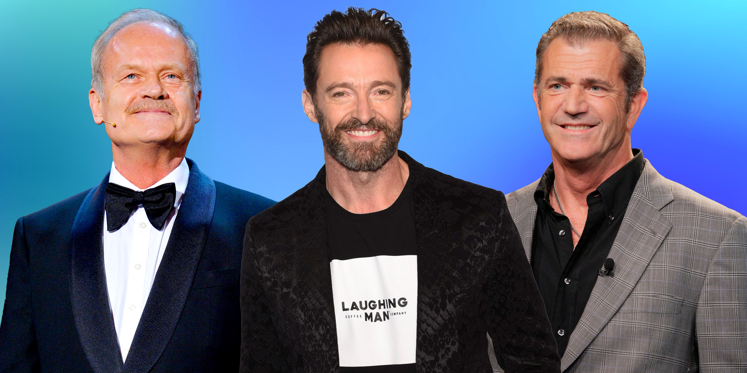 Kelsey Grammer | Hugh Jackman | Mel Gibson | Source : Getty Images