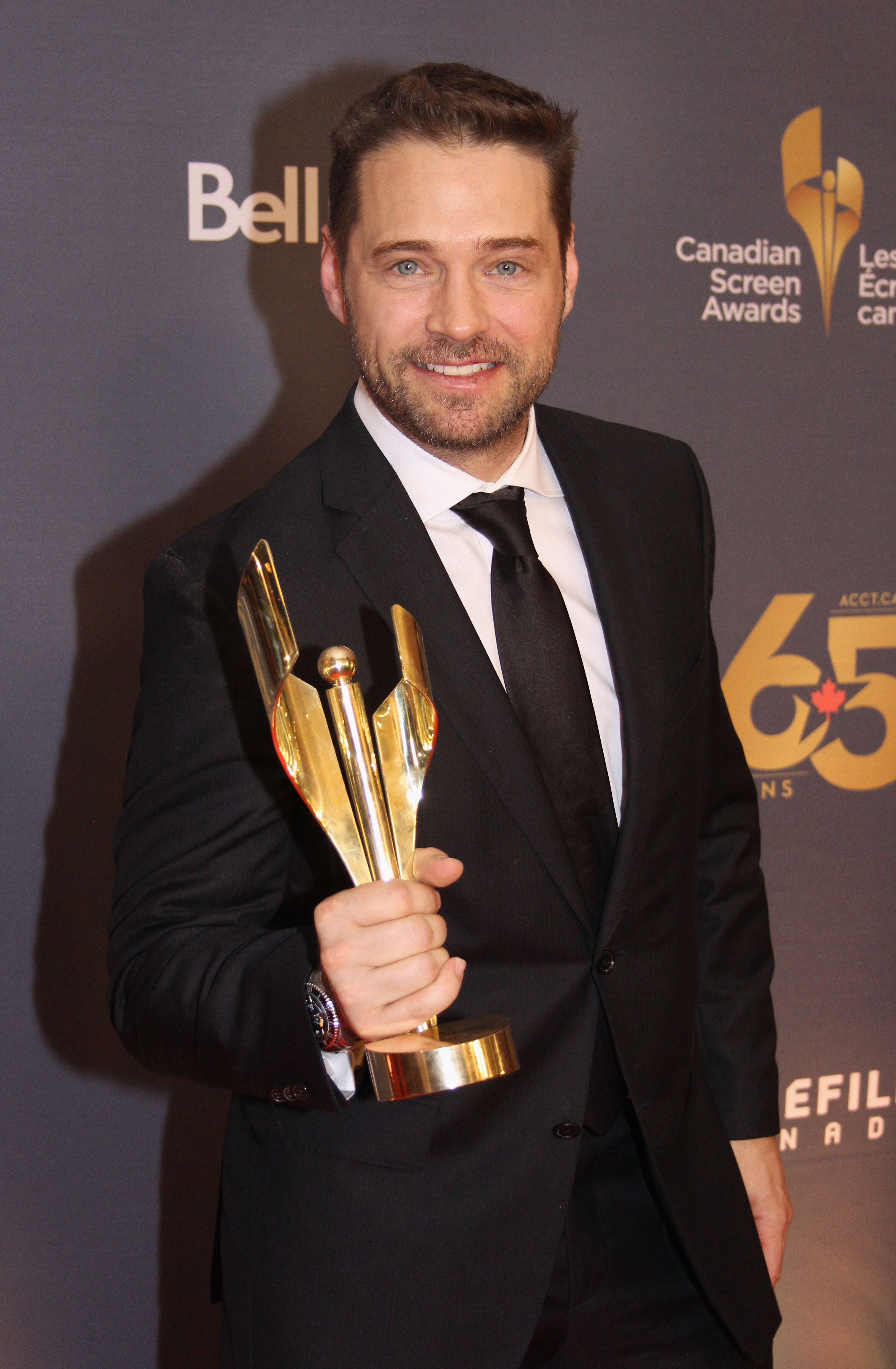 L'acteur lors du gala de diffusion des Canadian Screen Awards sur CBC, le 9 mars 2014 | Source : Getty Images
