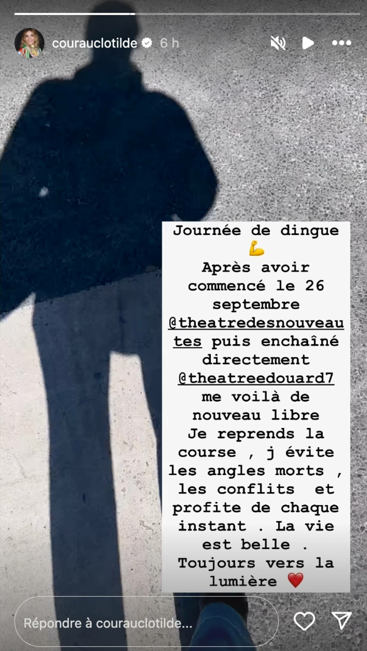 Capture d'écran I Source : Instagram courauclotilde