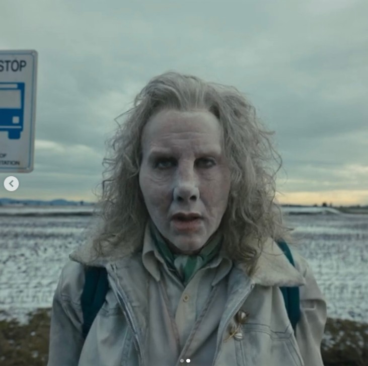 Nicolas Cage dans le rôle de Longlegs dans un post daté du 7 octobre 2024 | Source : Instagram/thecinegogue