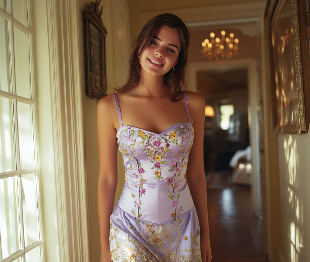 Une adolescente heureuse | Source : Midjourney