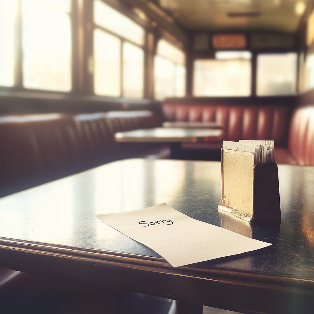 Un mot sur une table | Source : Midjourney