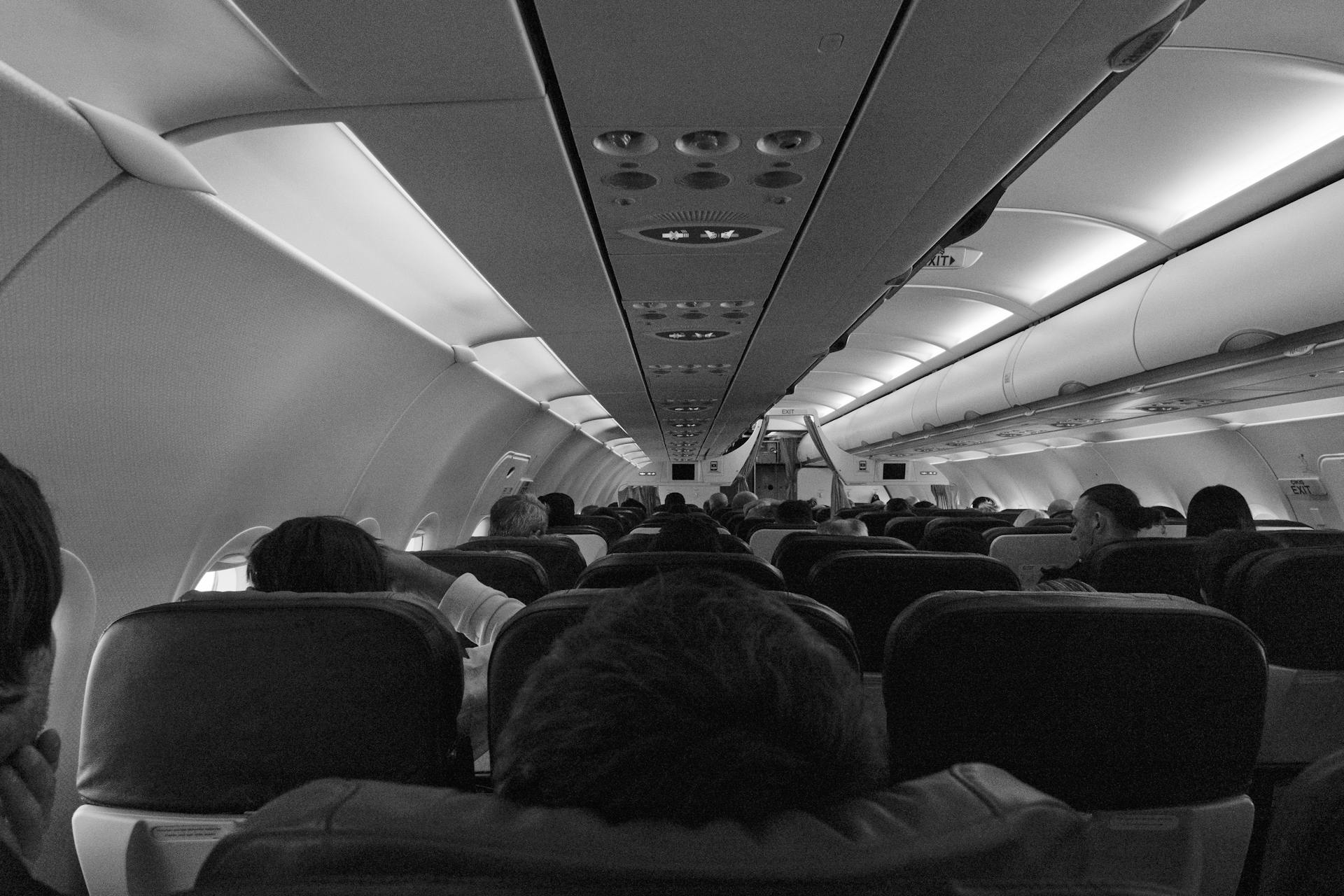 Passagiers in een vliegtuig | Bron: Pexels