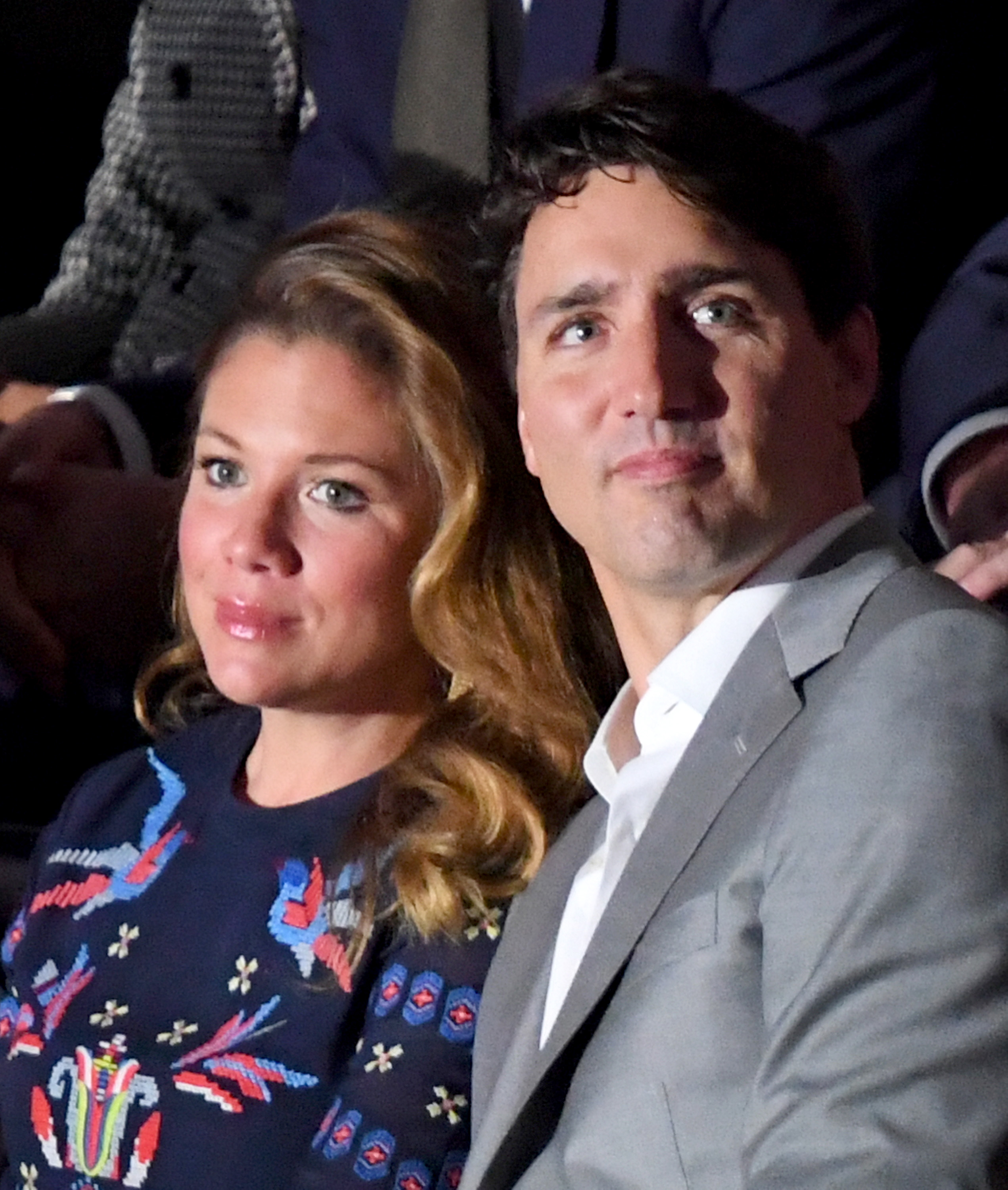 Justin et Sophie Grégoire Trudeau assistent à la cérémonie d'ouverture des Invictus Games à Toronto, le 23 septembre 2017 | Source : Getty Images