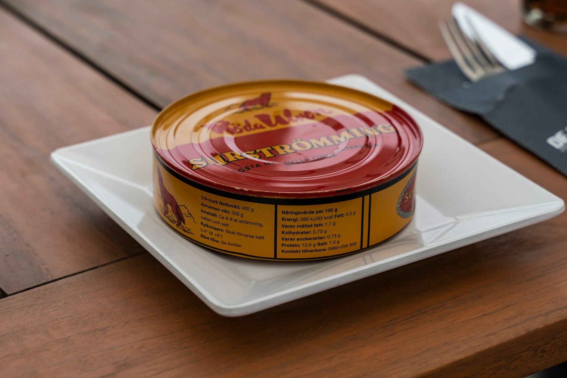 Une boîte de surströmming | Source : Unsplash