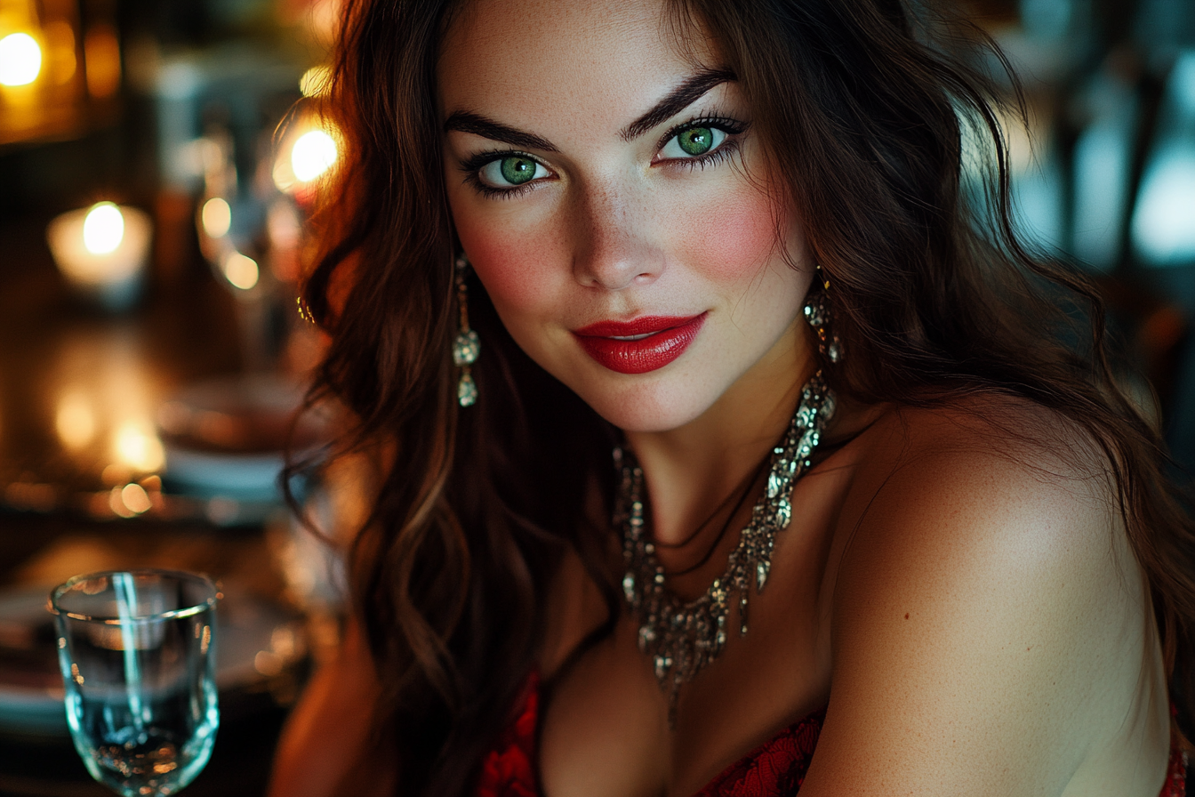 Une femme bien maquillée | Source : Midjourney