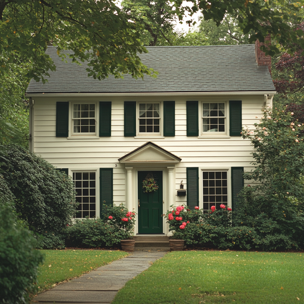 L'extérieur d'une maison | Source : Midjourney