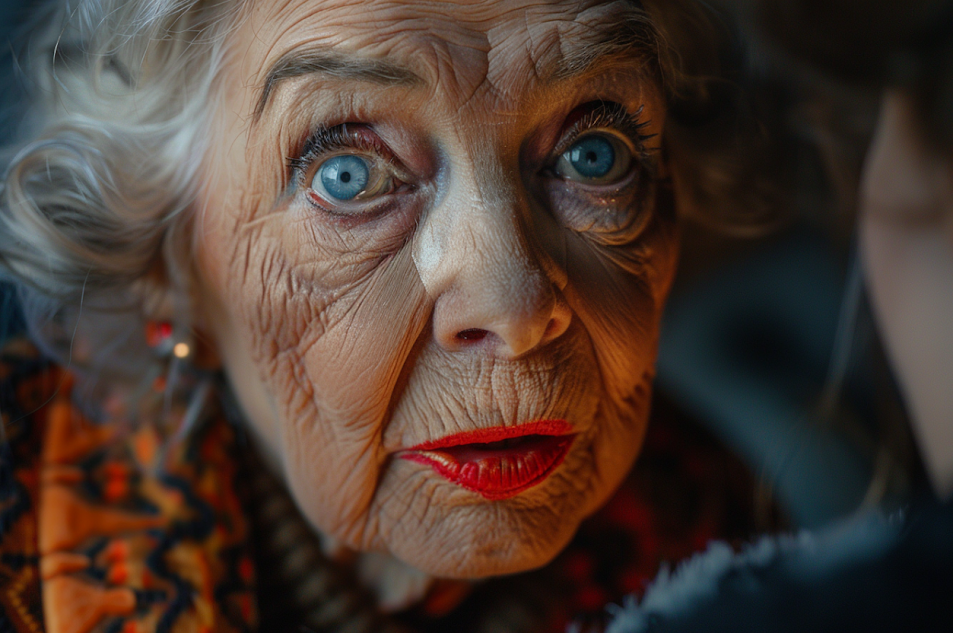 Une femme plus âgée parle à une jeune femme | Source : Midjourney