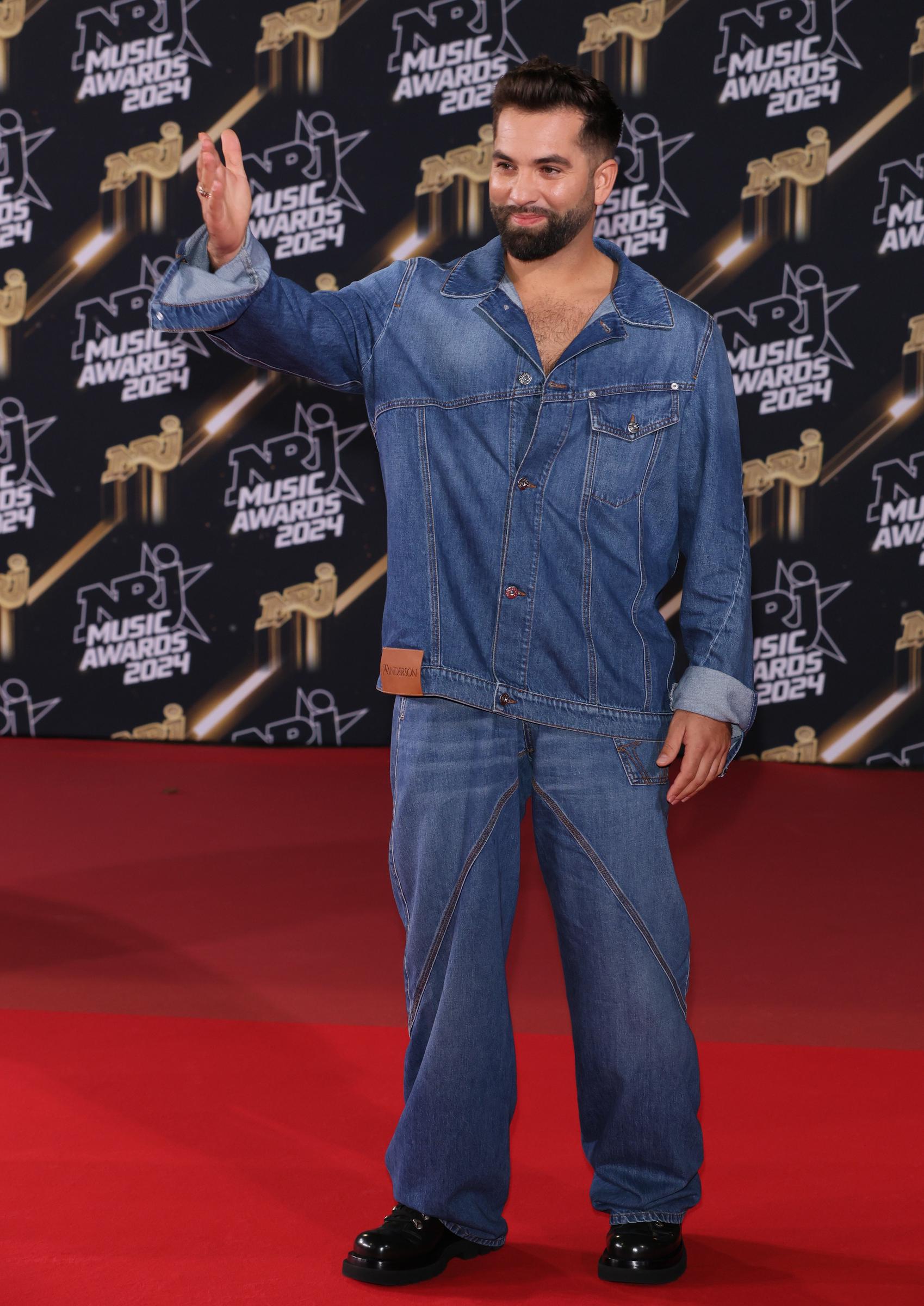 Kendji Girac assiste à la 26e cérémonie des NRJ Music Awards le 1er novembre 2024 à Cannes, en France I Source : Getty Images
