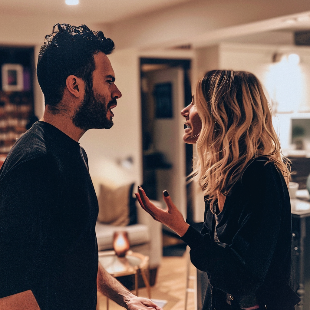 Un homme et une femme qui se disputent | Source : Midjourney