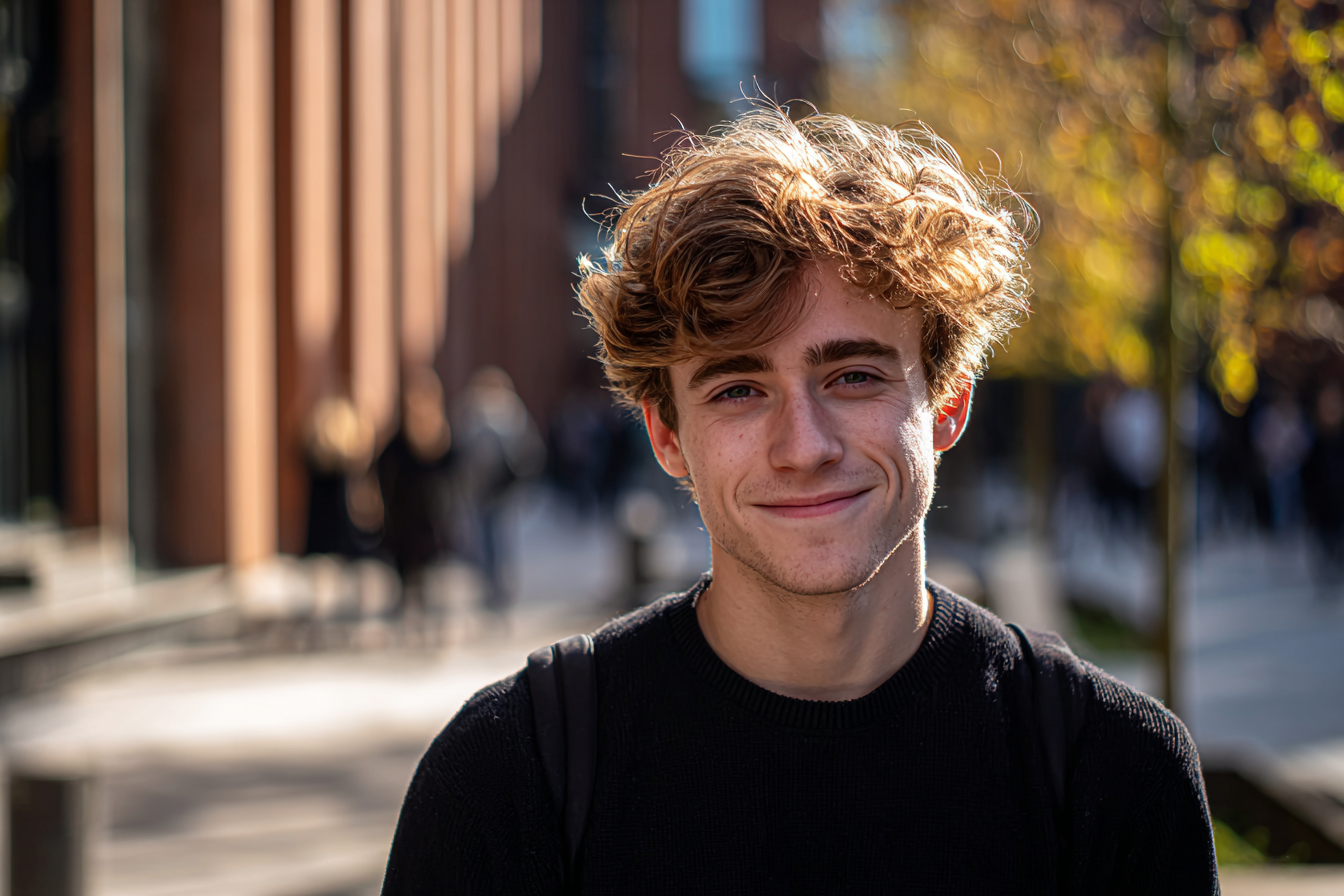 Un jeune homme | Source : Midjourney
