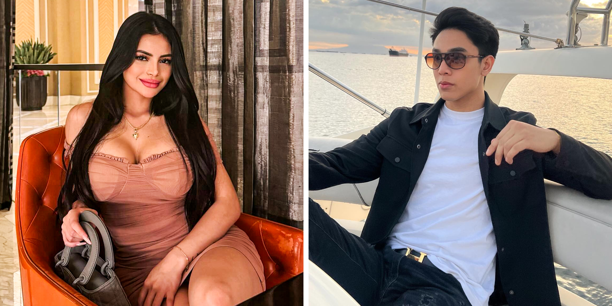 Gina Lima | Ivan Cezar Ronquillo | Source : Instagram/ginakinslim_ | Instagram/ivancezarrr