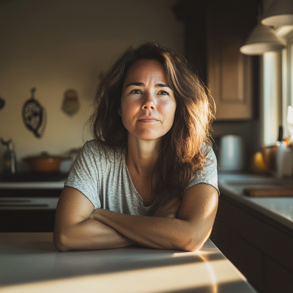 Une femme tendue | Source : Midjourney