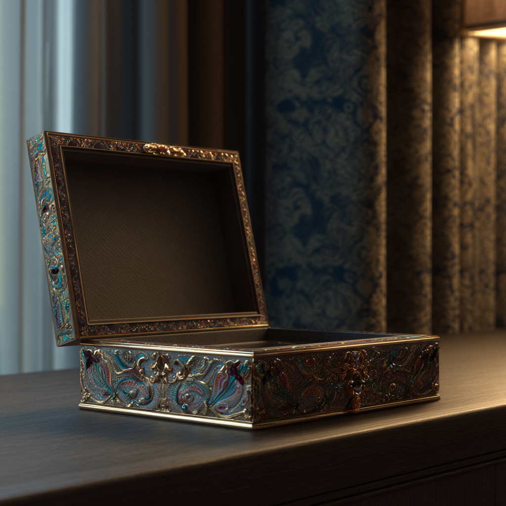 Une boîte à bijoux vide | Source : Midjourney