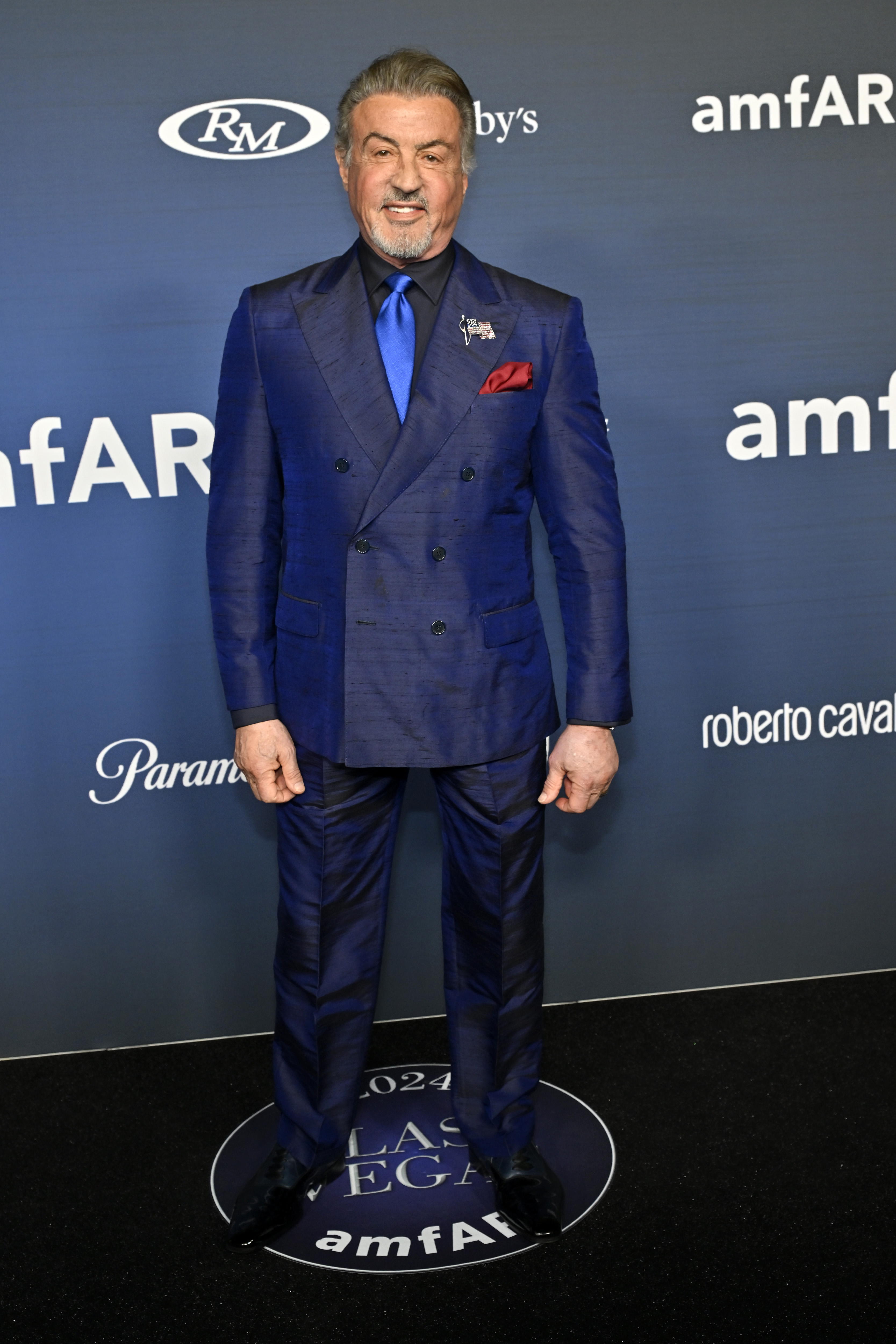 Sylvester Stallone à l'amfAR Las Vegas le 22 novembre 2024, dans le Nevada. | Source : Getty Images