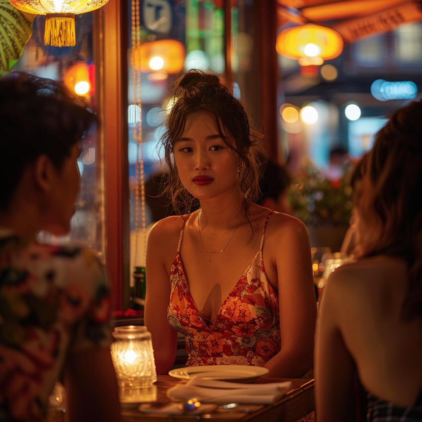 Un groupe dans un restaurant | Source : Midjourney