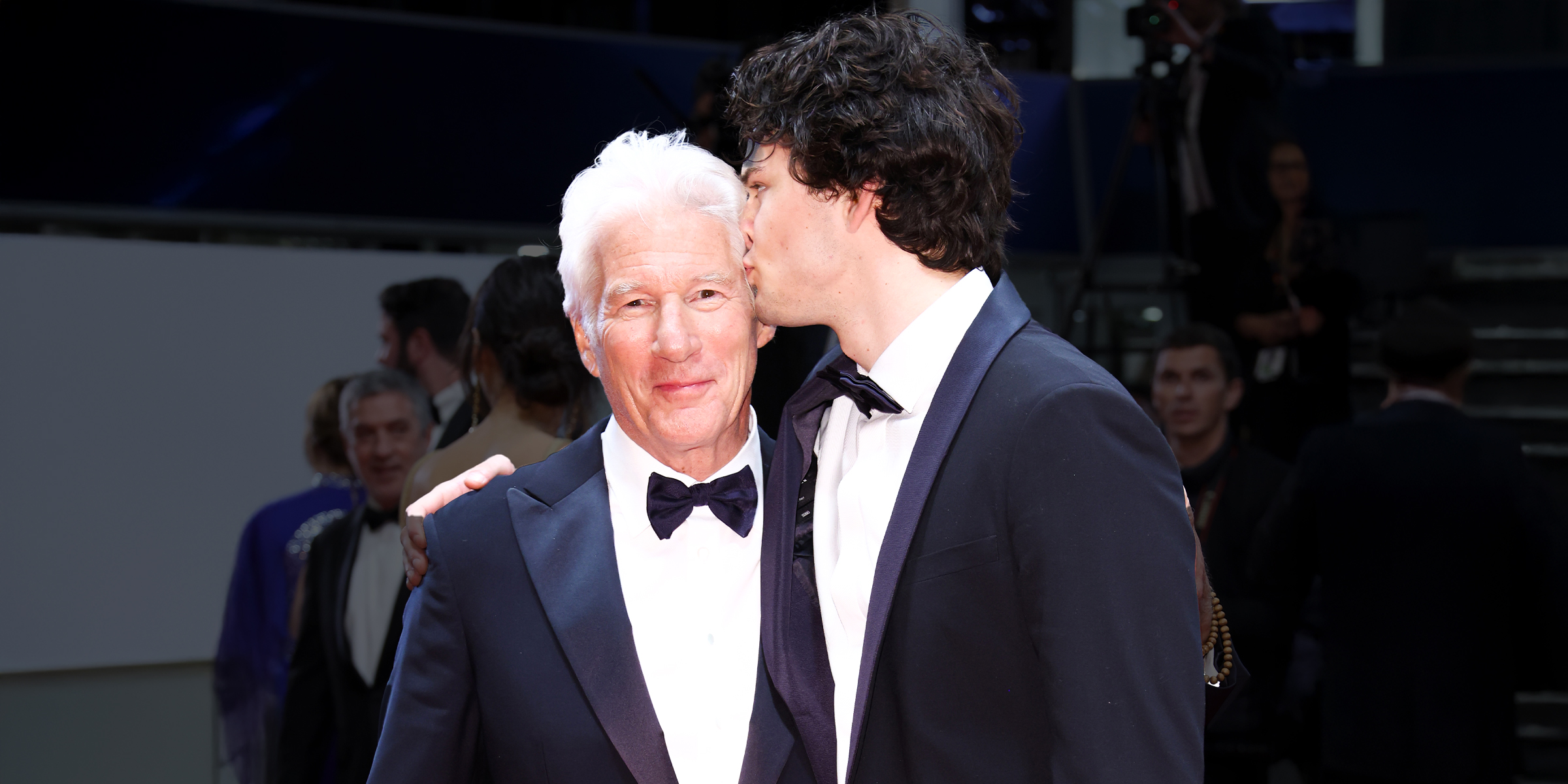 Richard Gere avec son fils Homer | Source : Getty Images