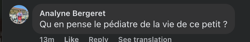 Commentaire d'internaute sur Mathieu | Source : capture facebook.com/gala.fr