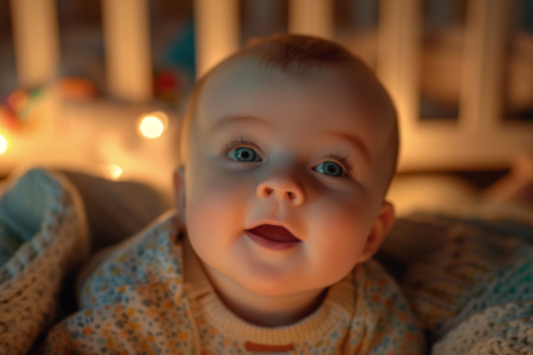 Bébé souriant | Source : Midjourney