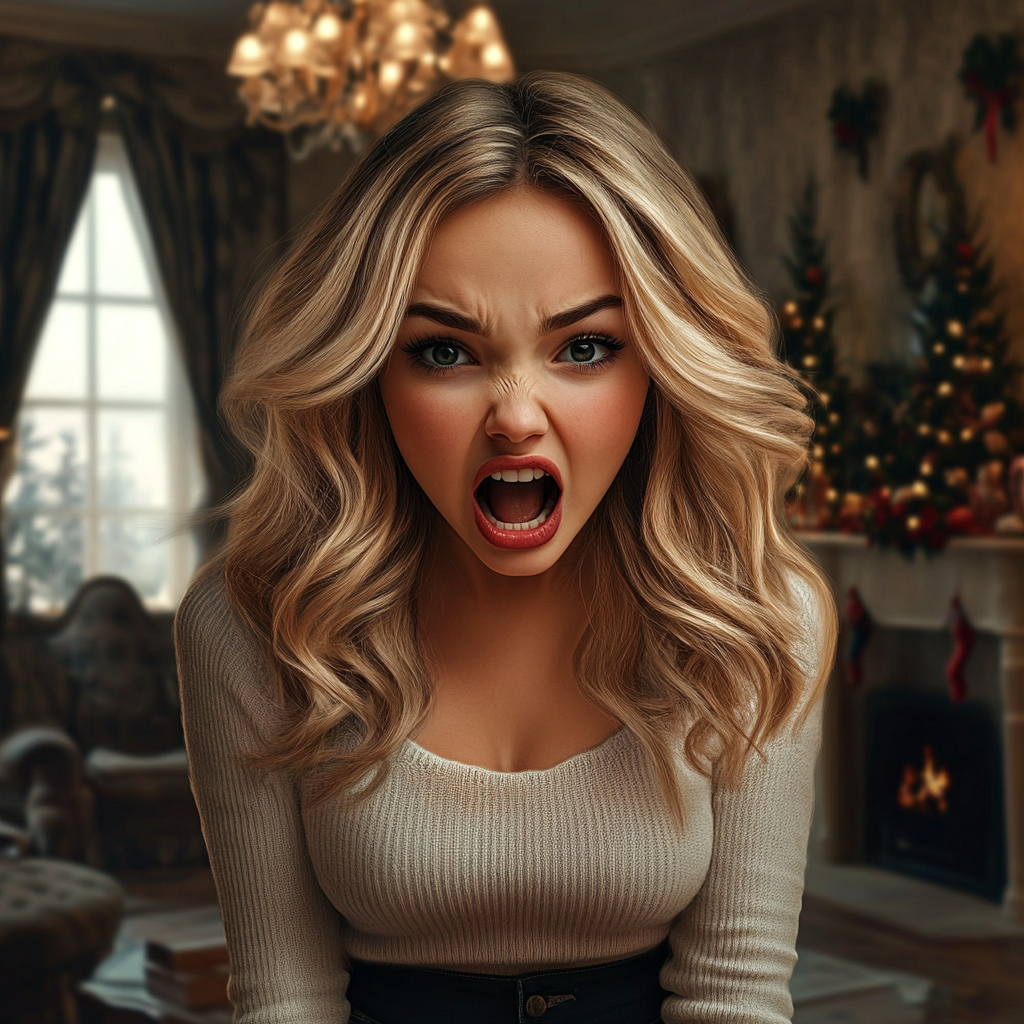 Une jeune femme en colère | Source : Midjourney