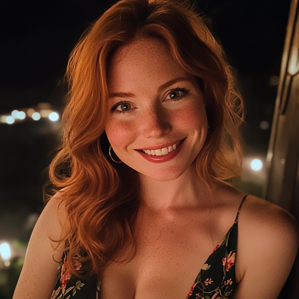 Une femme souriante | Source : Midjourney