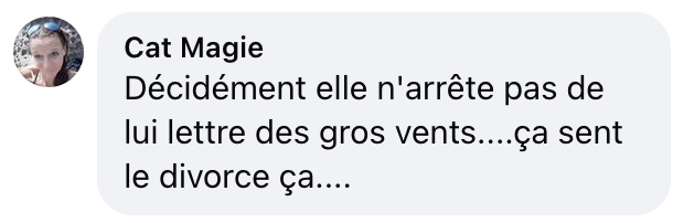 Commentaire d'une internaute sur le geste de Brigitte Macron envers son époux, le président Emmanuel Macron. | Source : Facebook/Madame Figaro