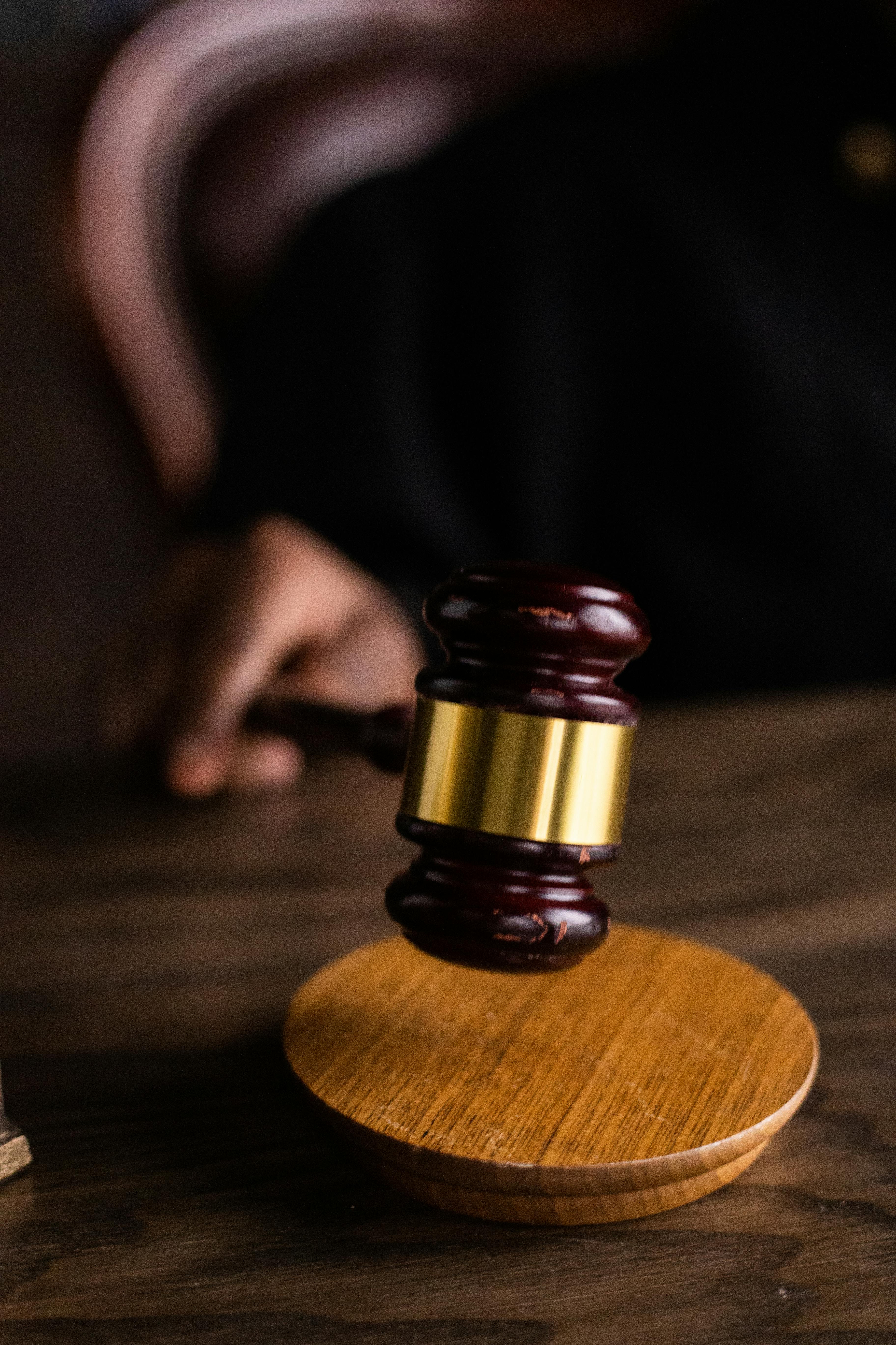 Le marteau d'un juge | Source : Pexels