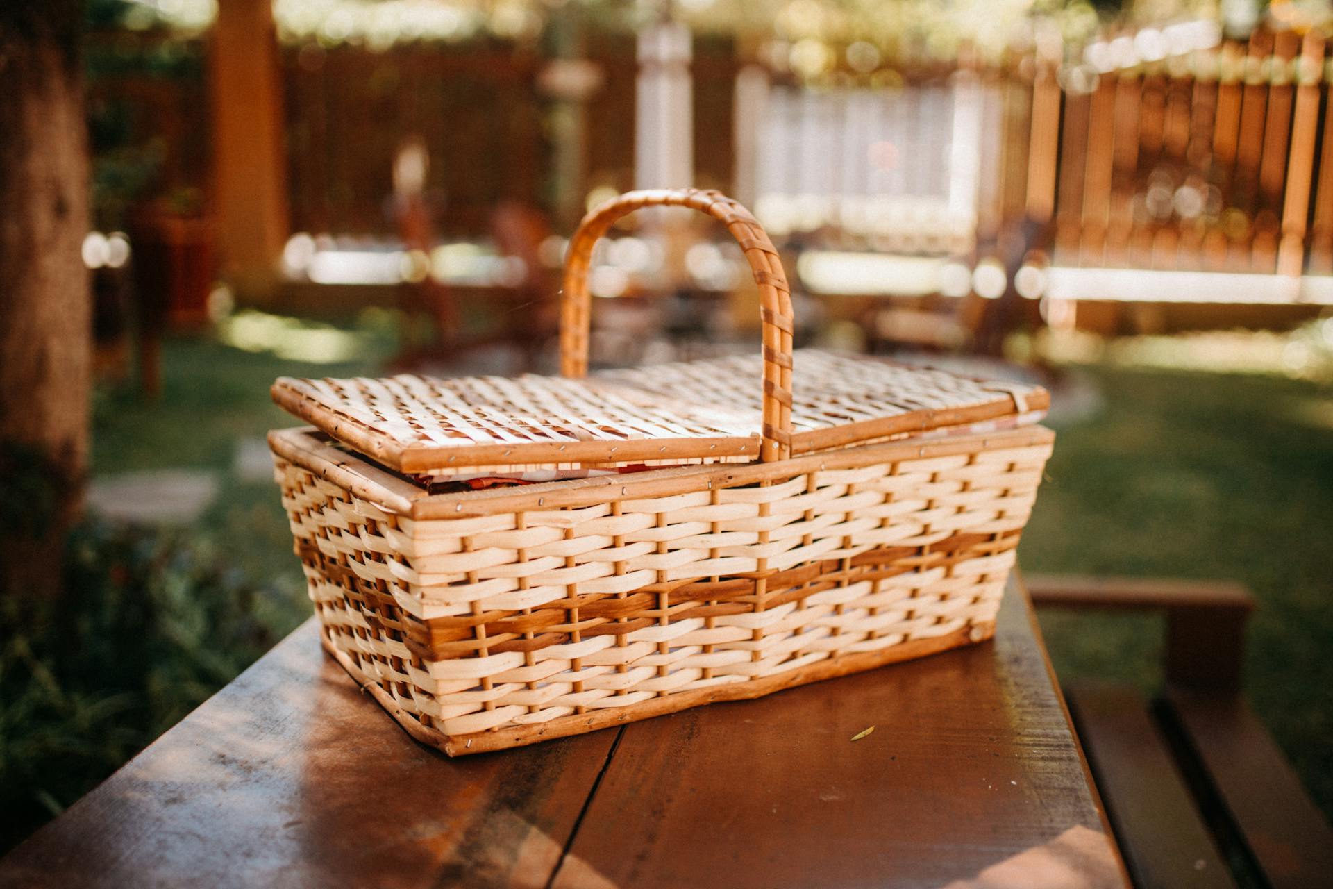 Un panier en osier | Source : Pexels