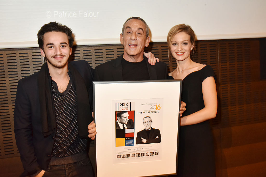 Gaston Ardisson, Thierry Ardisson et Audrey Crespo-Mara | Source : Getty Images