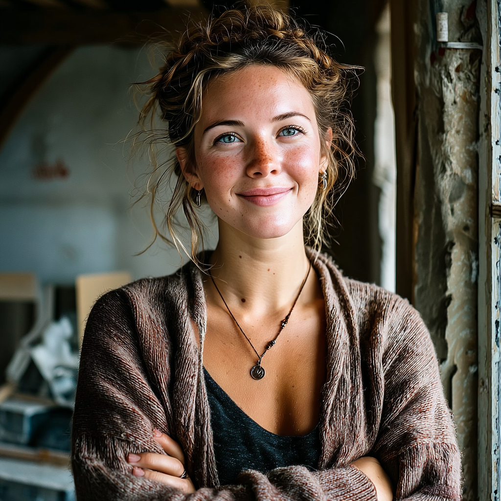 Une femme heureuse et satisfaite | Source : Midjourney