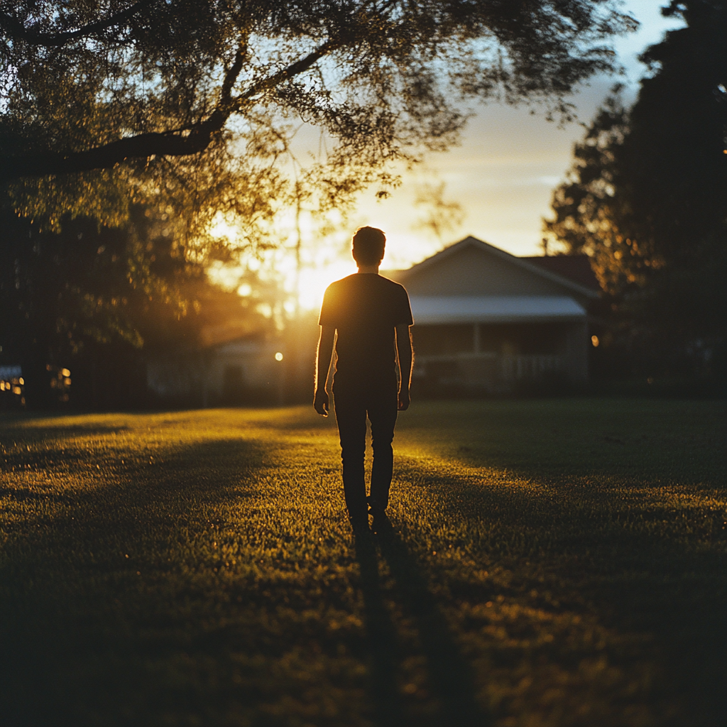 Un homme qui s'éloigne | Source : Midjourney