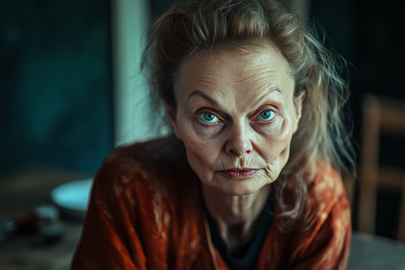 Une femme qui observe malicieusement | Source : Midjourney