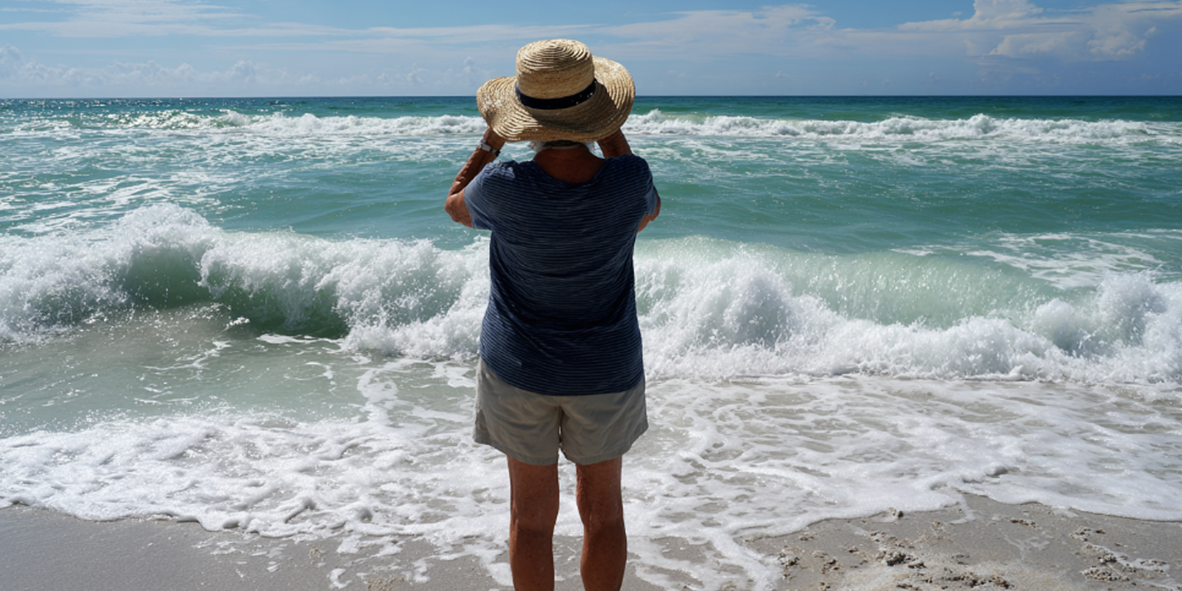 Une femme debout face à la mer | Source : The Celebritist