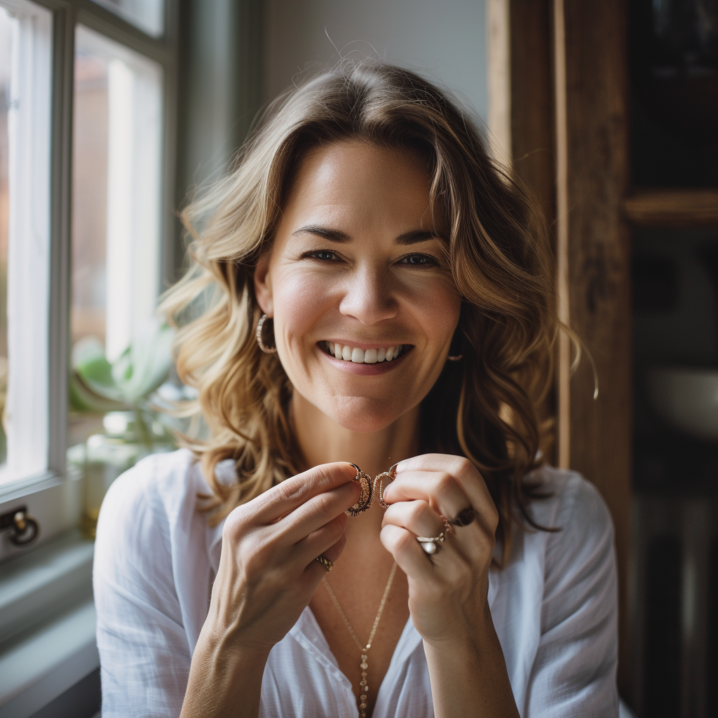 Une femme âgée qui rit | Source : Midjourney