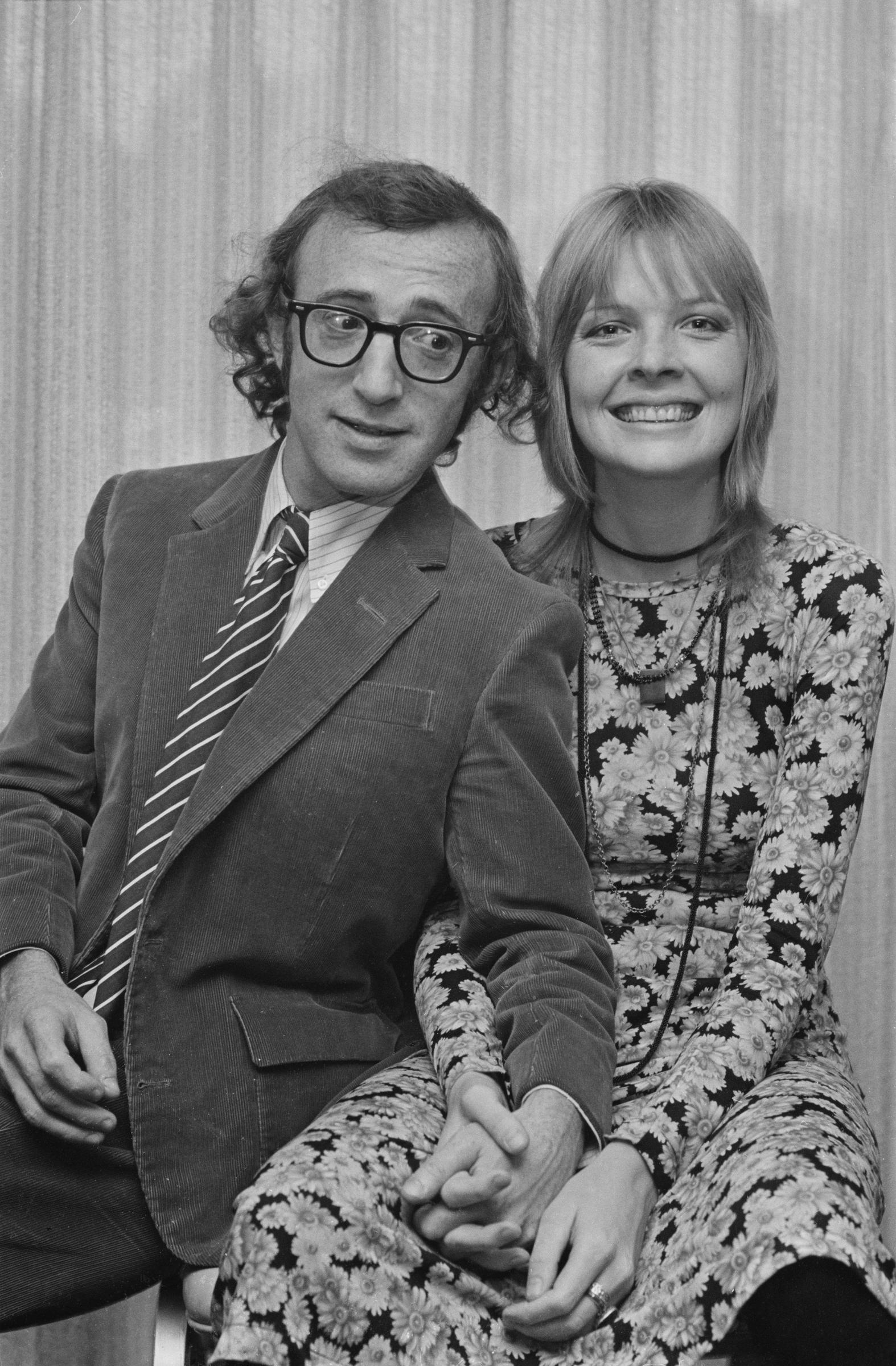 Woody Allen et Diane Keaton à l'hôtel Hilton de Londres, le 18 octobre 1970 | Source : Getty Images