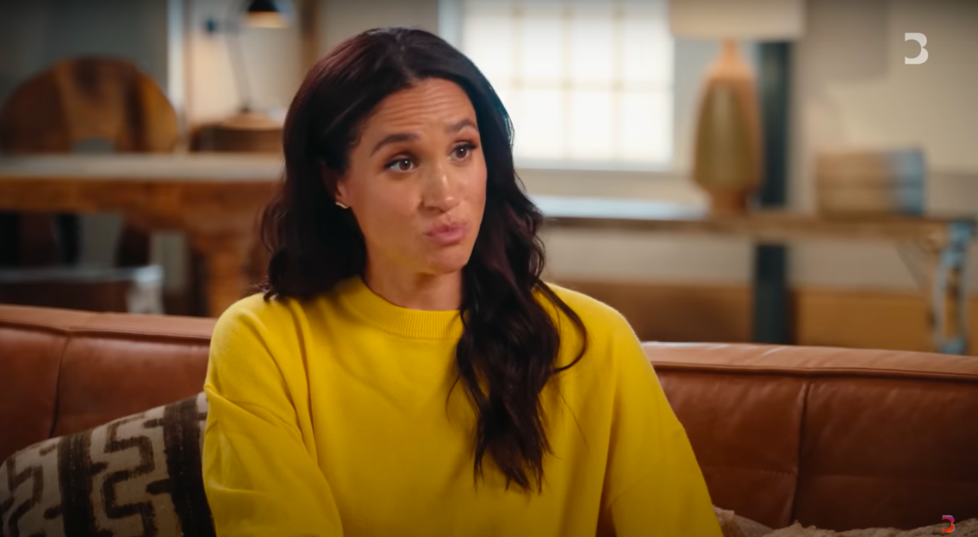 Meghan Markle, duchesse de Sussex, s'exprimant dans une nouvelle interview, postée le 26 août 2025. | Source : YouTube/Bloomberg Originals