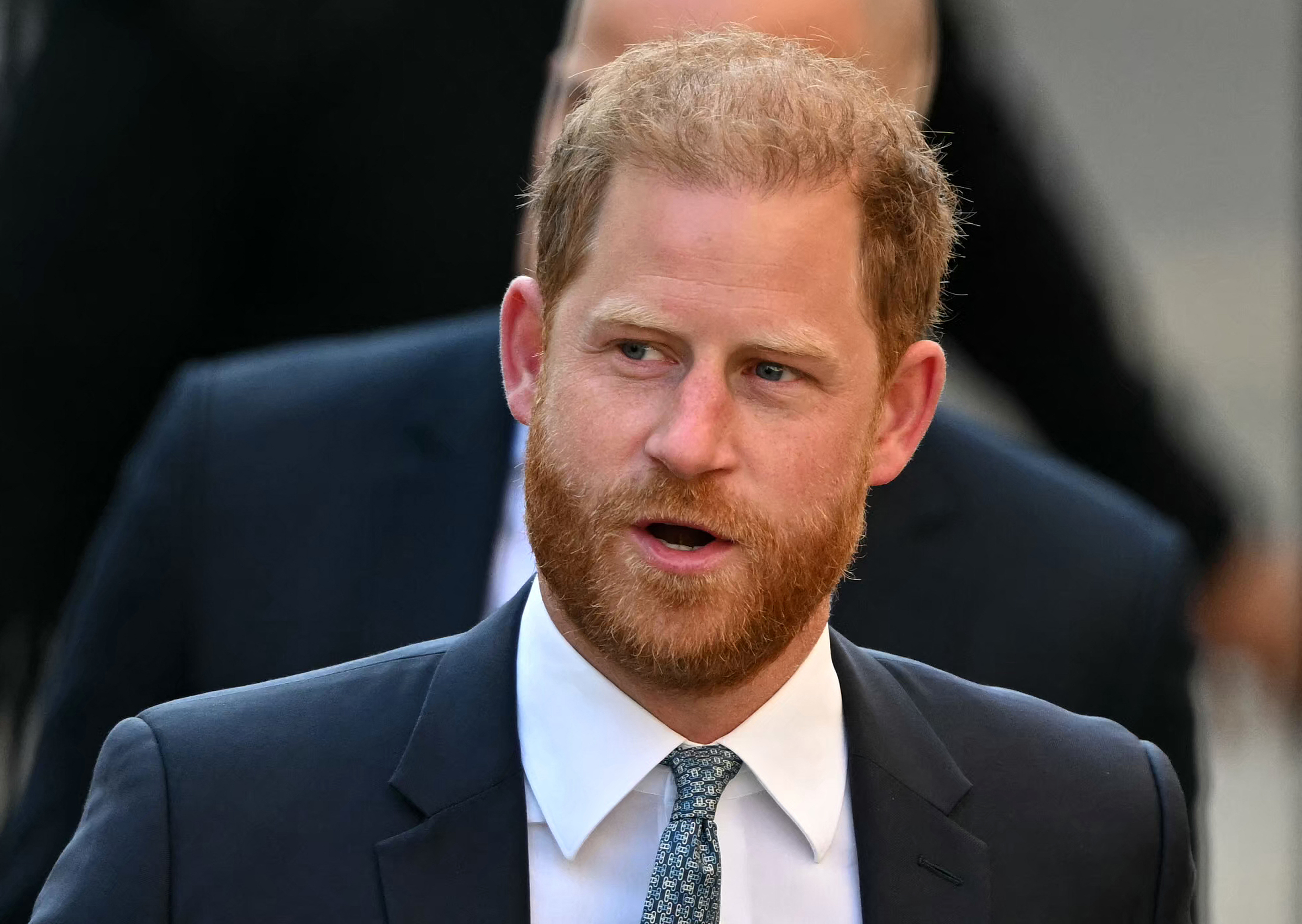 Harry arrive à la Haute Cour de Grande-Bretagne à Londres pour son combat juridique sur la sécurité du Royaume-Uni le 8 avril 2025 | Source : Getty Images