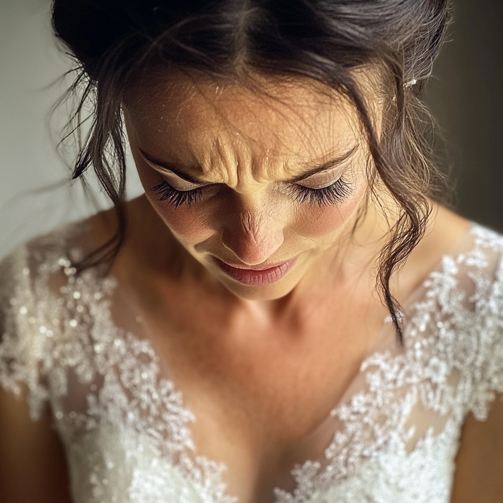 Une mariée bouleversée | Source : Midjourney