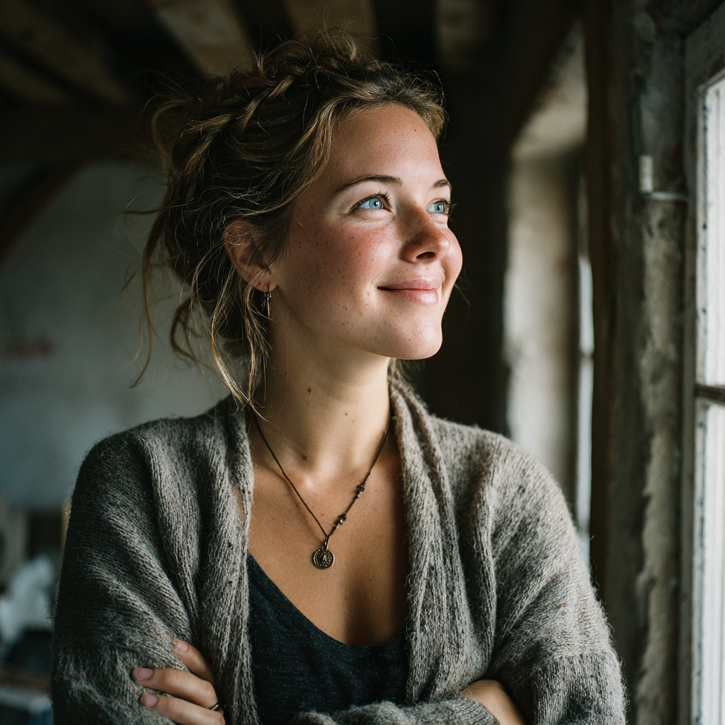 Une femme heureuse | Source : Midjourney