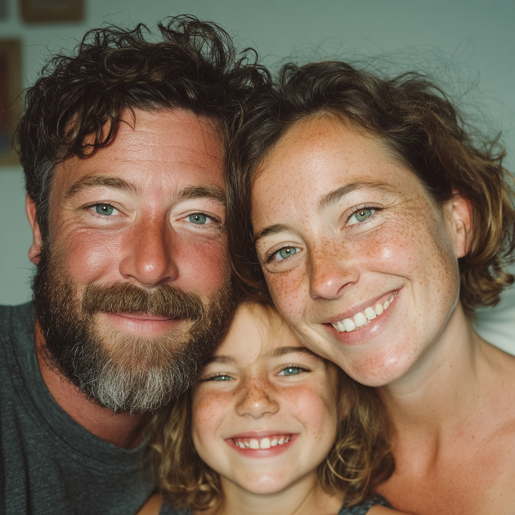 Une famille heureuse | Source : Midjourney