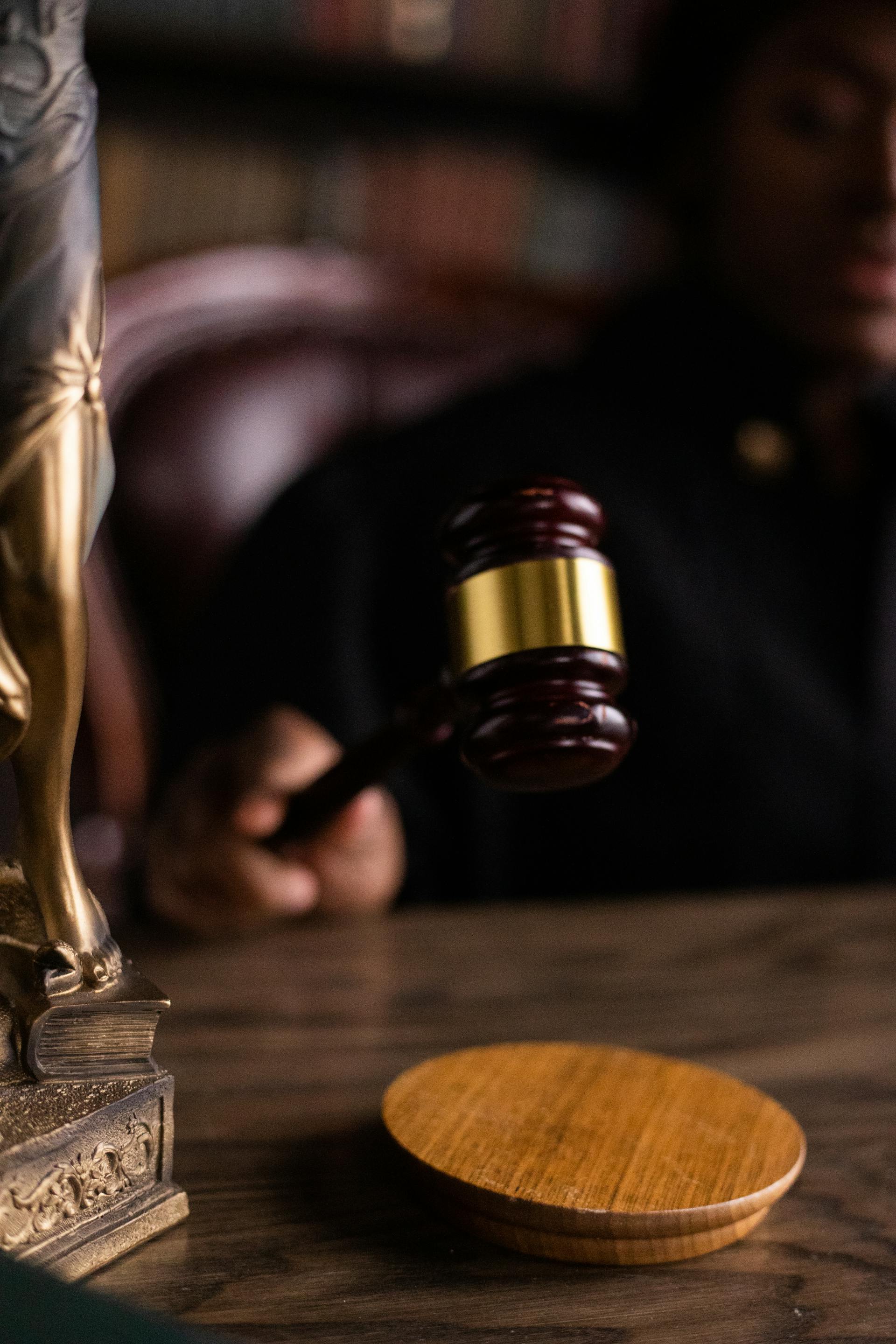 Le marteau d'un juge | Source : Pexels
