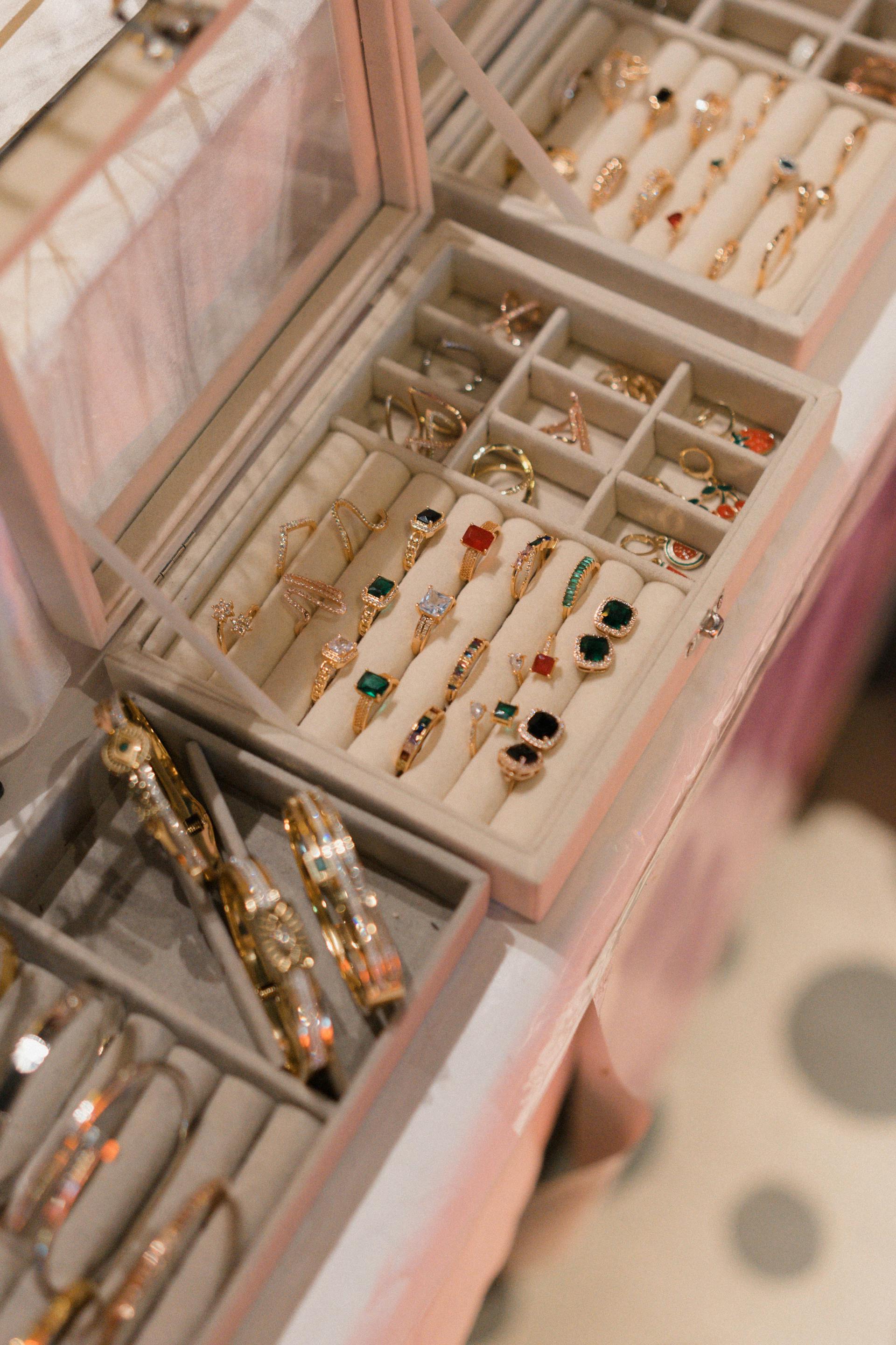 Boîtes à bijoux | Source : Pexels